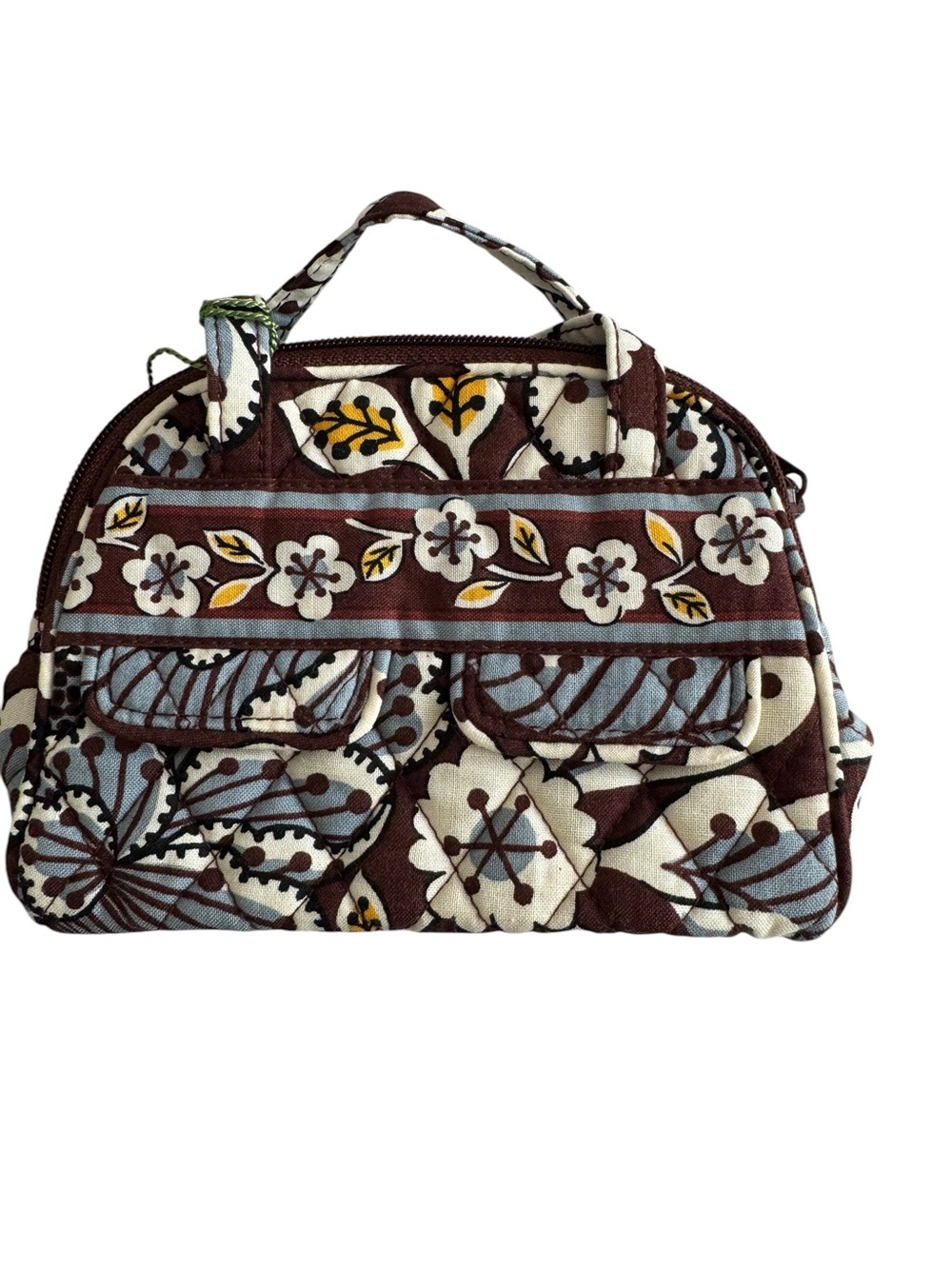 Vera Bradley Floral mini bag “slate blooms”
